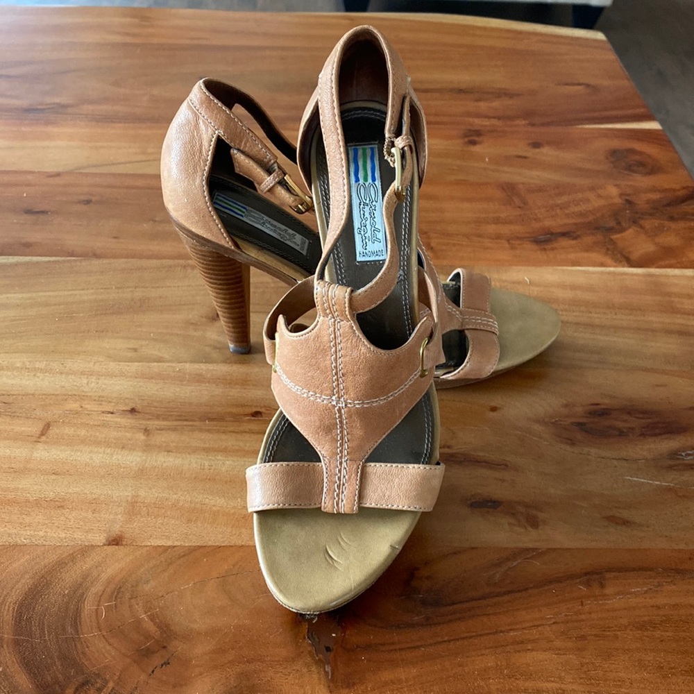 Arnold Churgin Flash Open toes heels sz 8